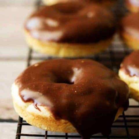 Vanilla Cake Donuts With Fudgy Nutella Glaze Treat yourself to our vanilla cake donuts with fudgy nutella glaze for a decadent, sweet treat. It's perfect for breakfast or dessert!