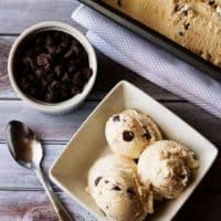 Kim's homemade coffee ice cream with chocolate chips is the simple but decadent dessert you have been searching for all Summer long.