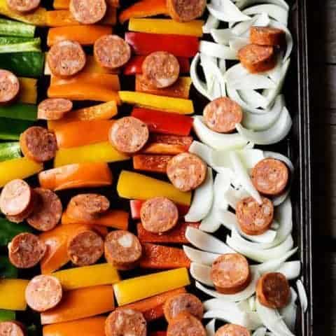 Sheet Pan Sausage and Peppers Recipe