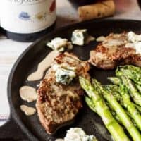 Make an affordable and tantalizing French-inspired two-course steak dinner with these authentic, made in France, cheeses, and wines.