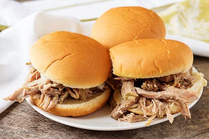 Pork pot roast sandwich