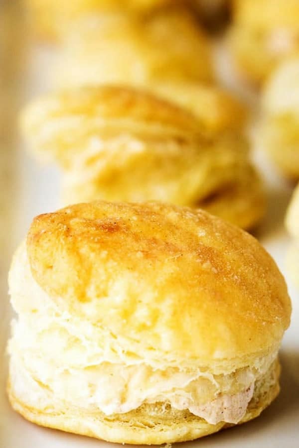 Pumpkin Spice Filled Cream Puff photo used for Pinterest.