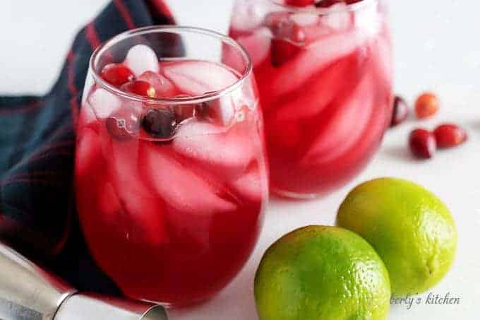 Vodka cranberry cocktail