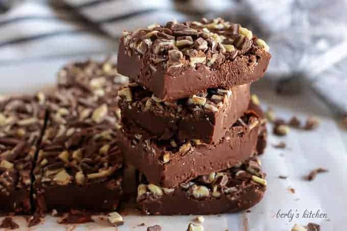 Mint chocolate fudge