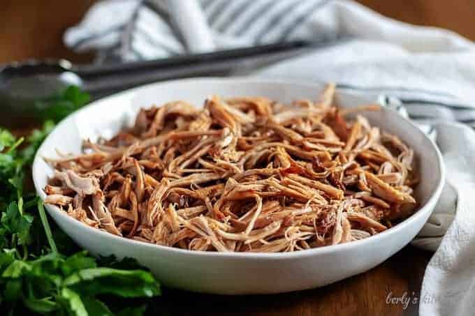 Instant pot pulled pork with homemade bbq sauce