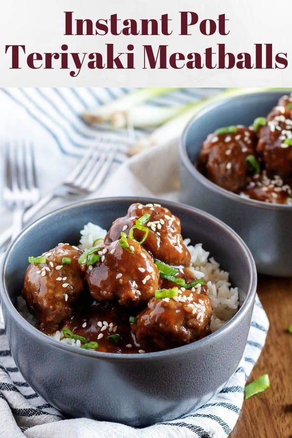 Instant Pot Teriyaki Meatballs Recipe