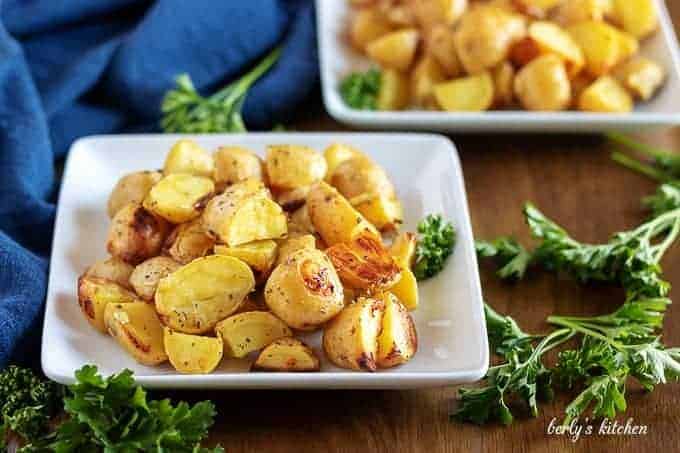 Oven baked ranch potatoes