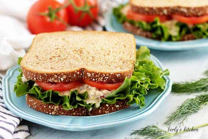 Tuna salad sandwich