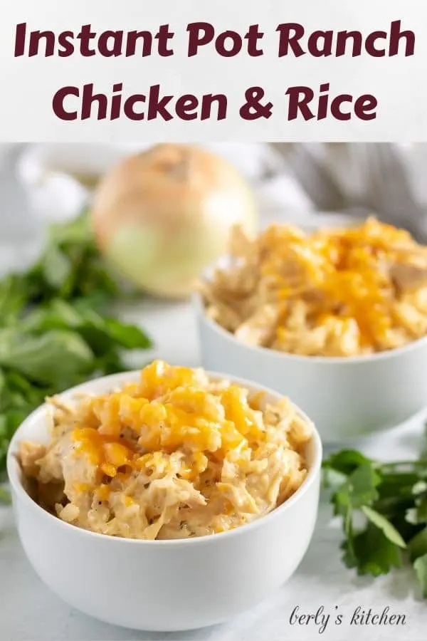 Easy Instant Pot Ranch Chicken And Rice