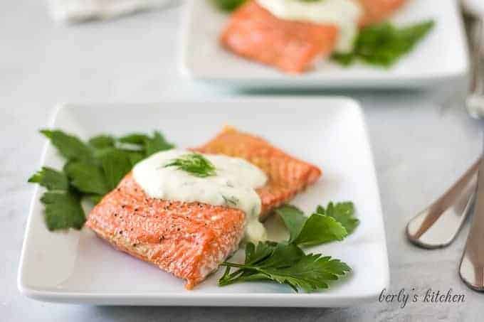 Easy baked salmon recipe