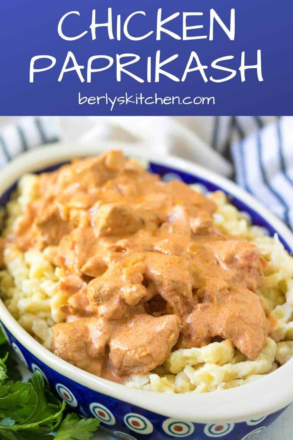 Homemade Chicken Paprikash Recipe