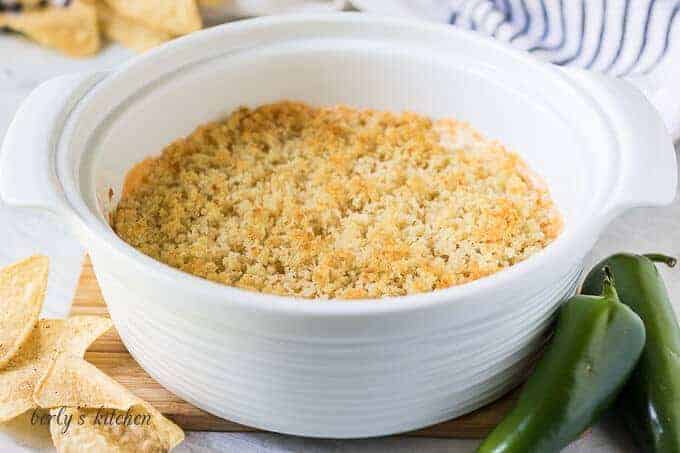 Baked jalapeno popper dip