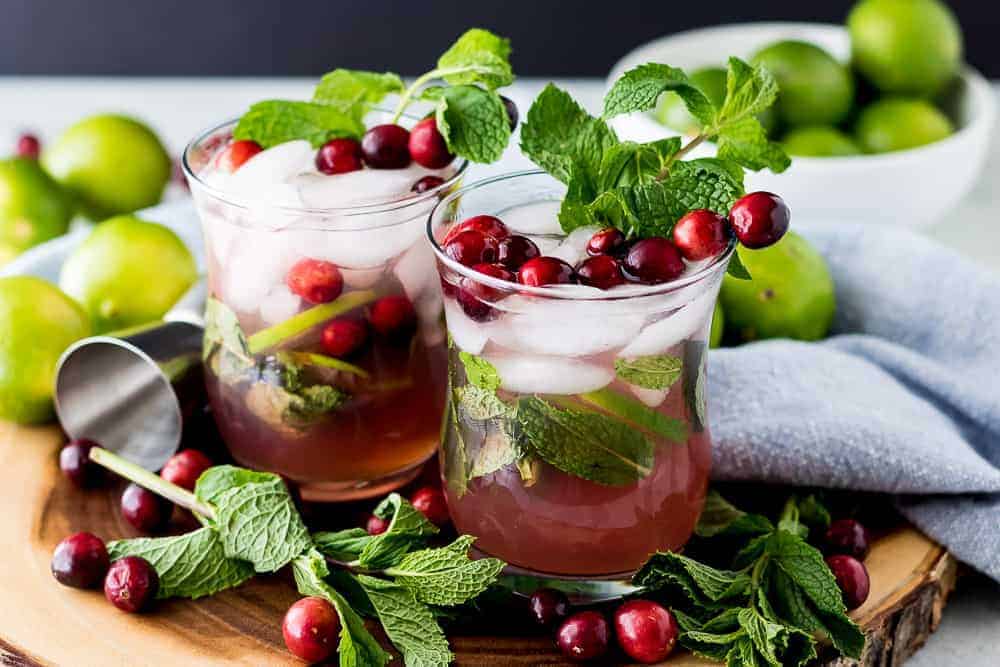 Mock cranberry cocktail