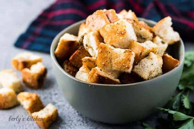 Homemade croutons recipe