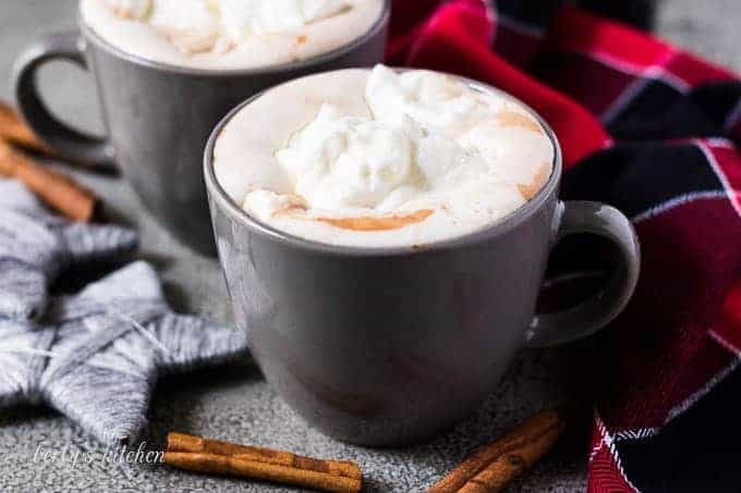 Instant pot gingerbread hot chocolate