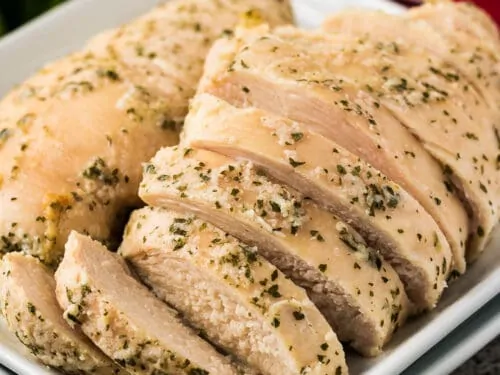 The poultry has been sliced and placed in a bowl.