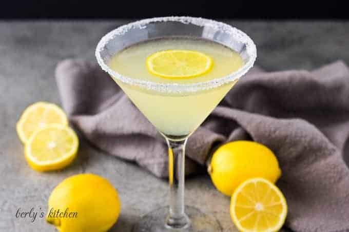 Lemon drop martini