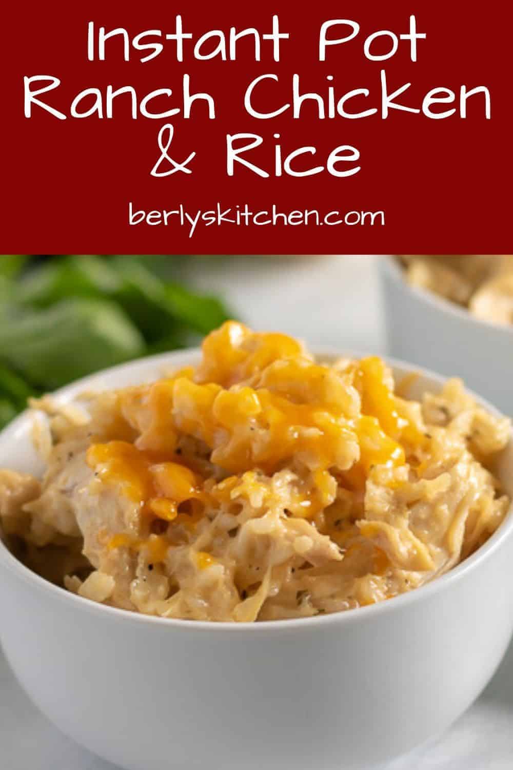 Easy Instant Pot Ranch Chicken and Rice