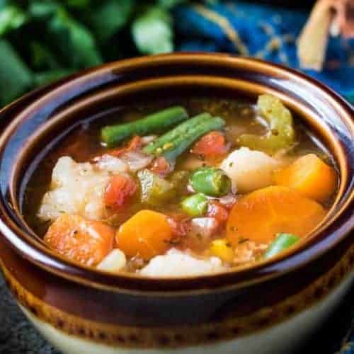 Instant Pot Vegetable Soup Recipe