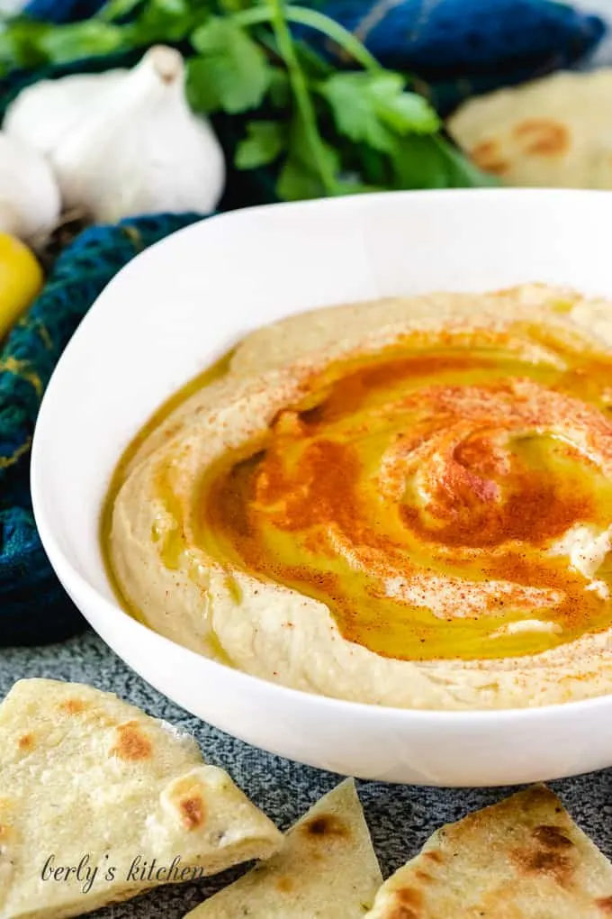 Roasted Garlic Hummus Recipe