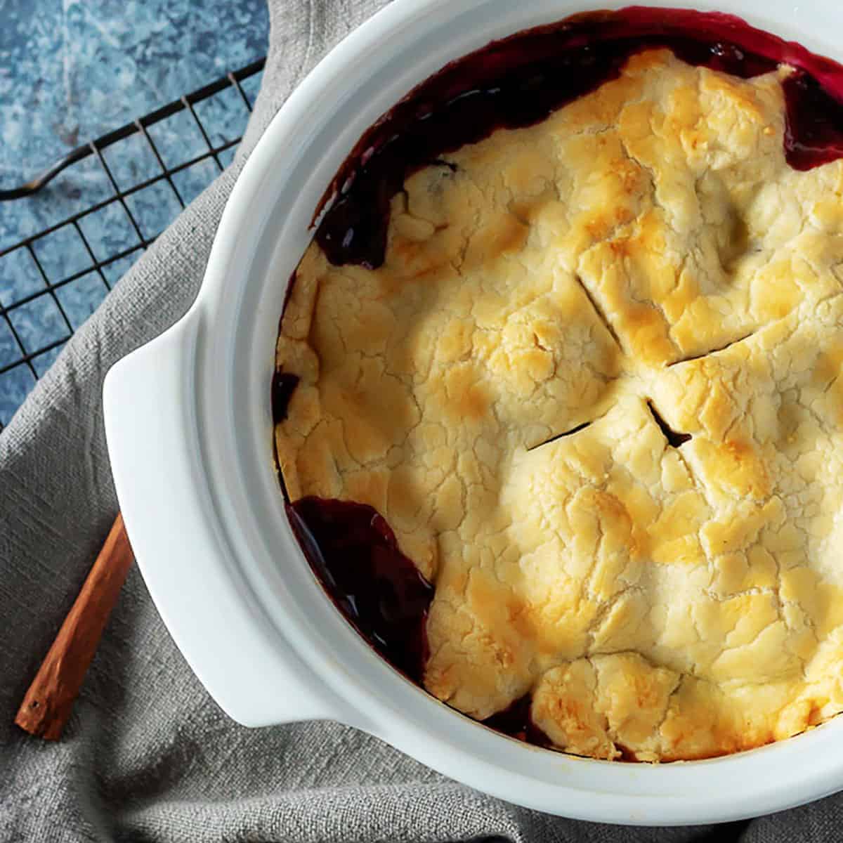 Delicious mixed berry cobbler recipe