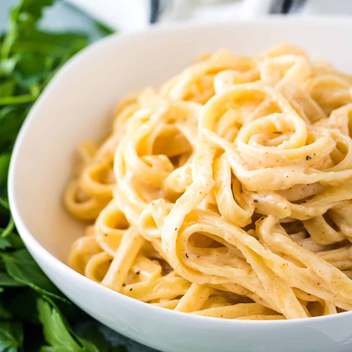 Spicy fettuccine alfredo recipe