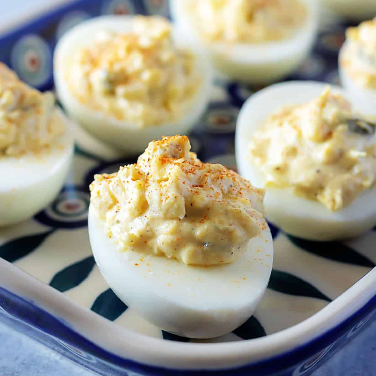 Easy deviled eggs