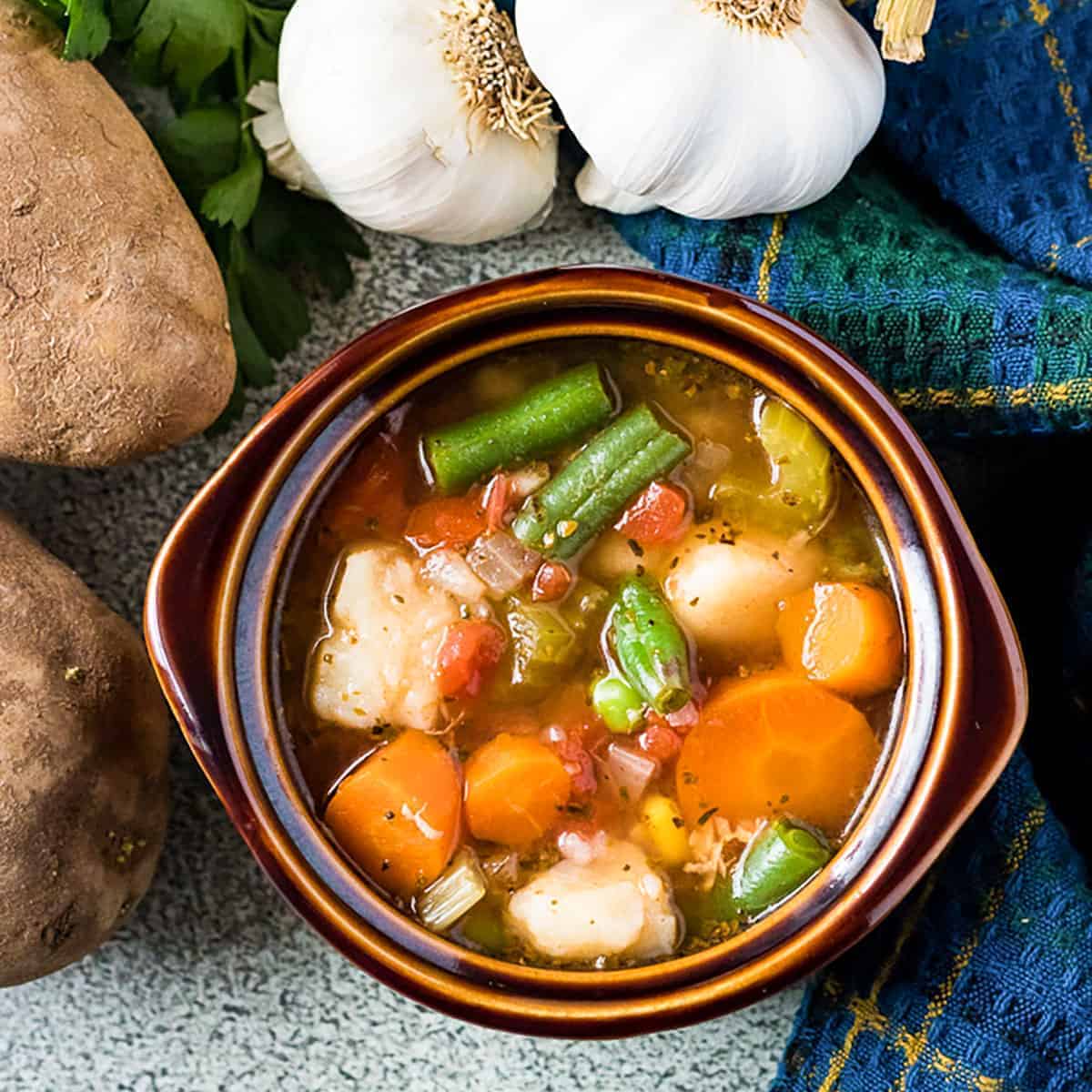 Instant pot vegetable soup