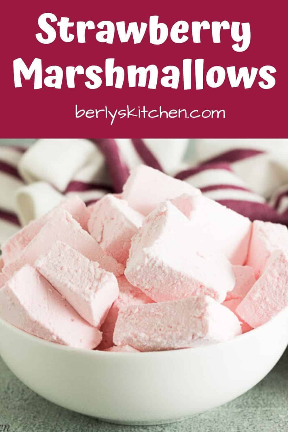 Homemade Strawberry Marshmallows Recipe