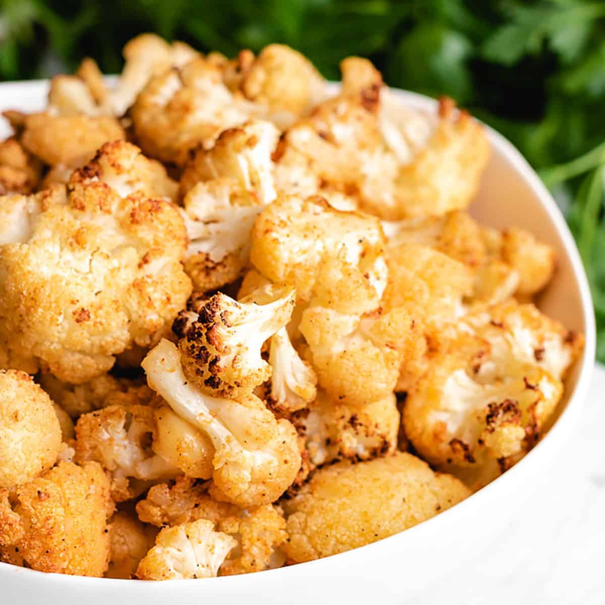 Air fryer cauliflower florets