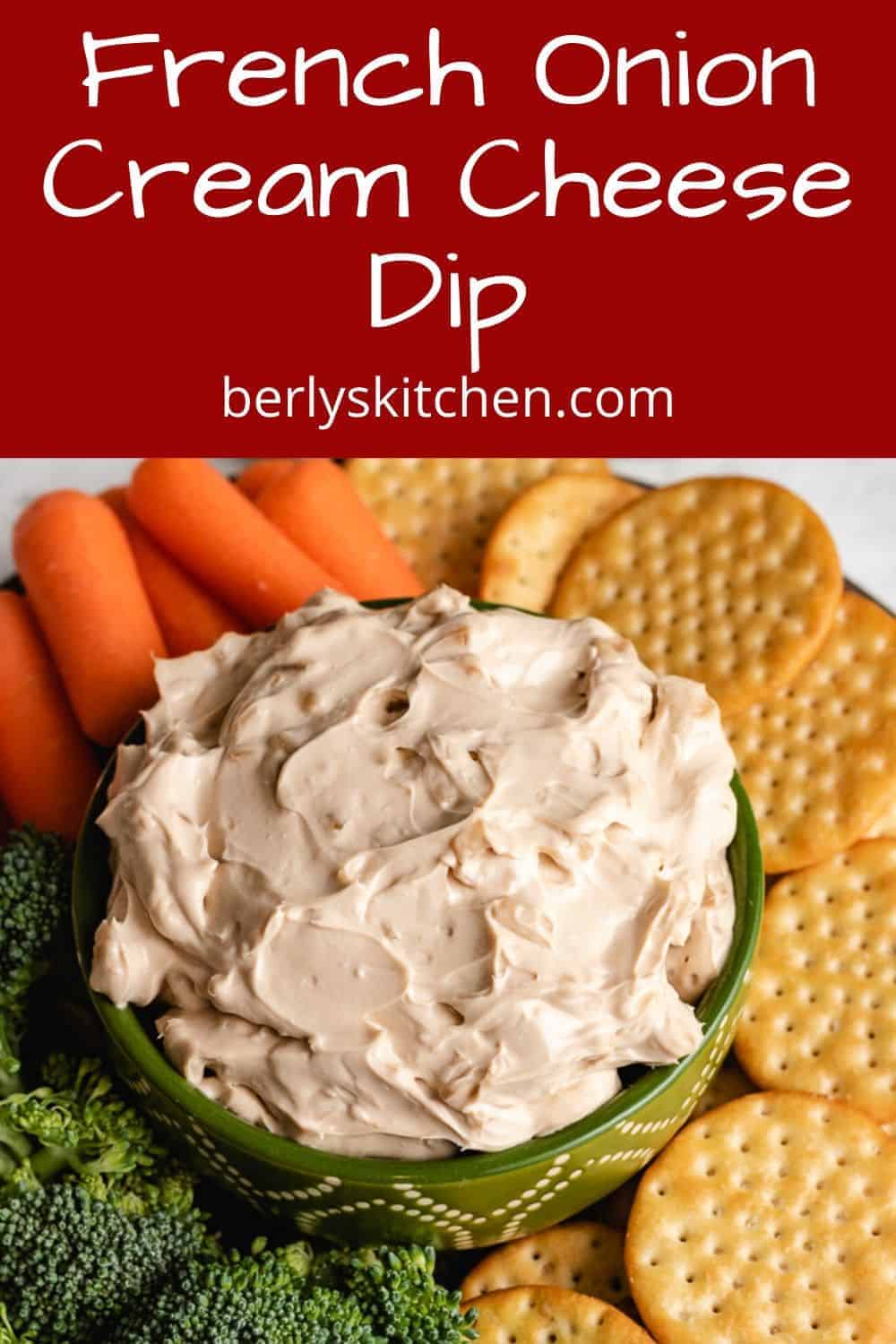French Onion Cream Cheese Dip