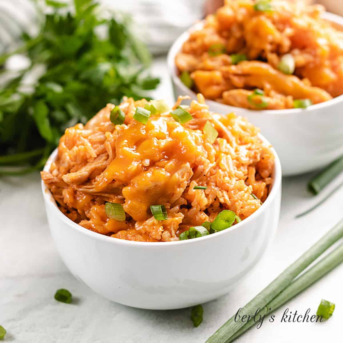 Instant pot buffalo chicken and rice