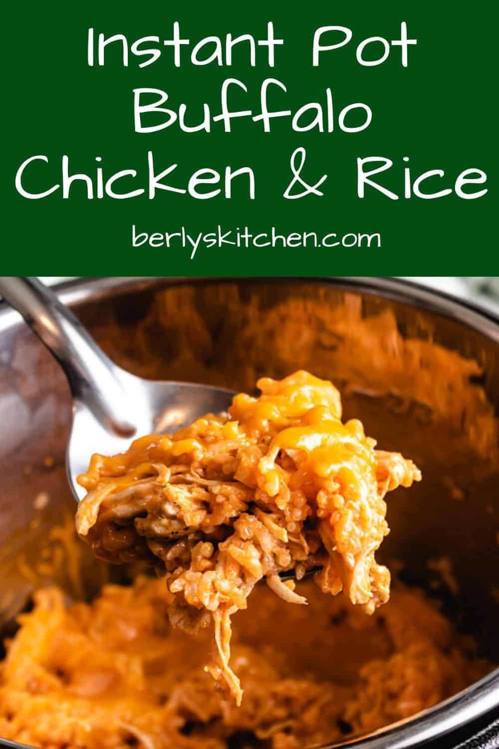 Instant Pot Buffalo Chicken Rice