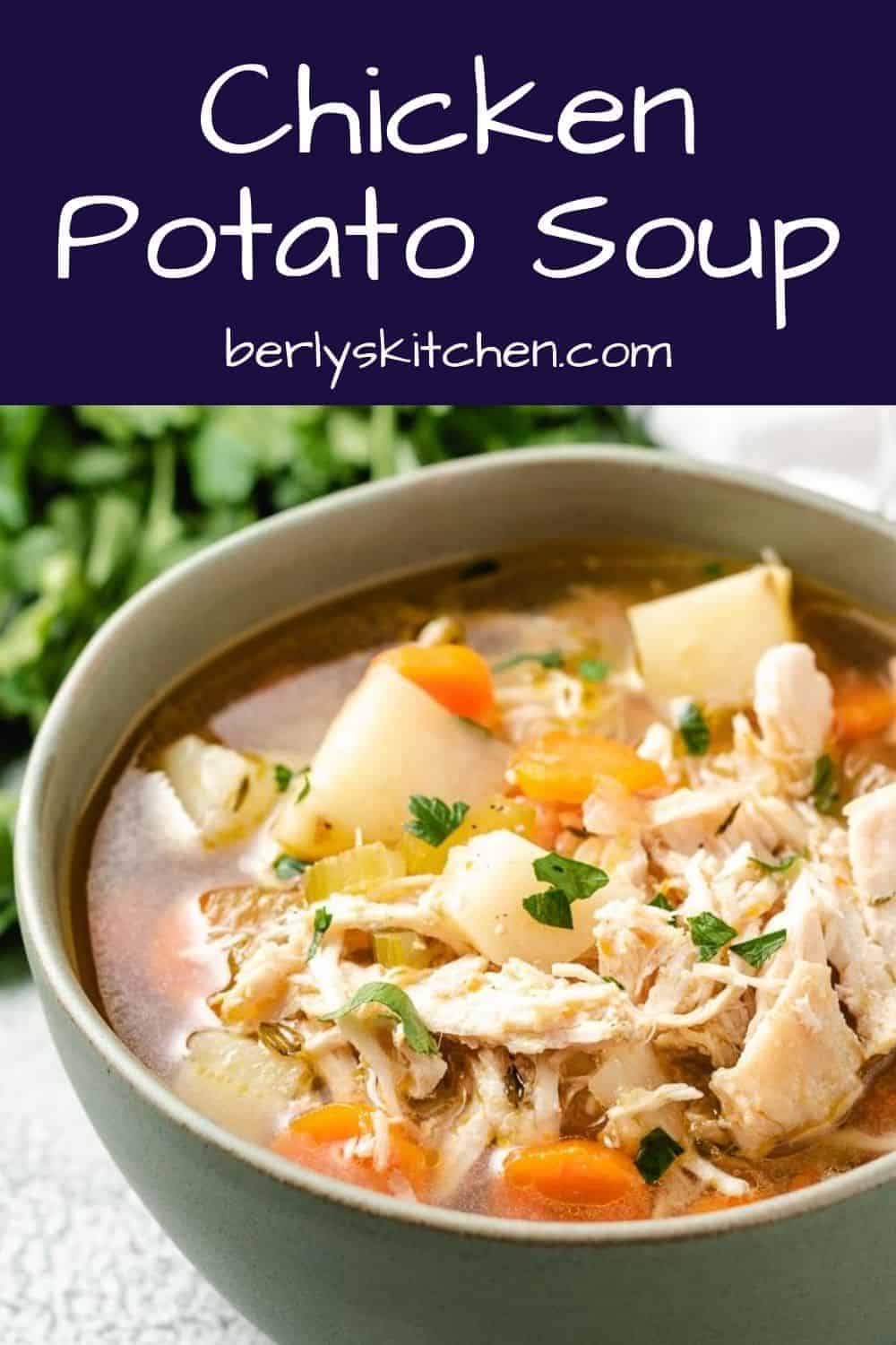 Chicken Potato Soup (without Milk)