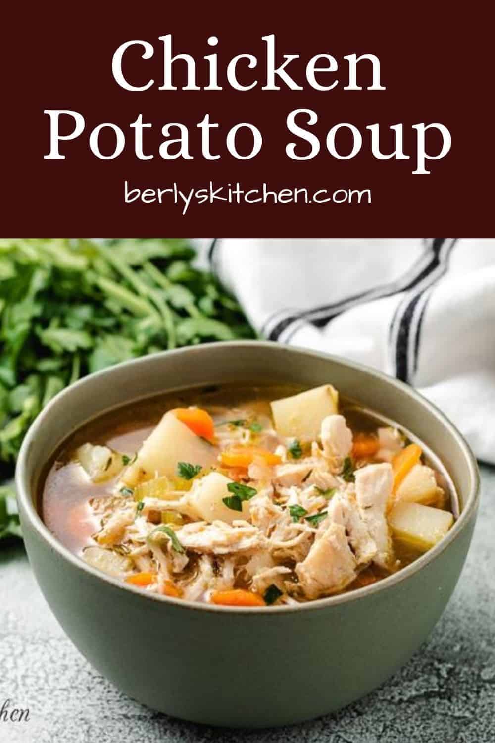 Chicken Potato Soup (without Milk)