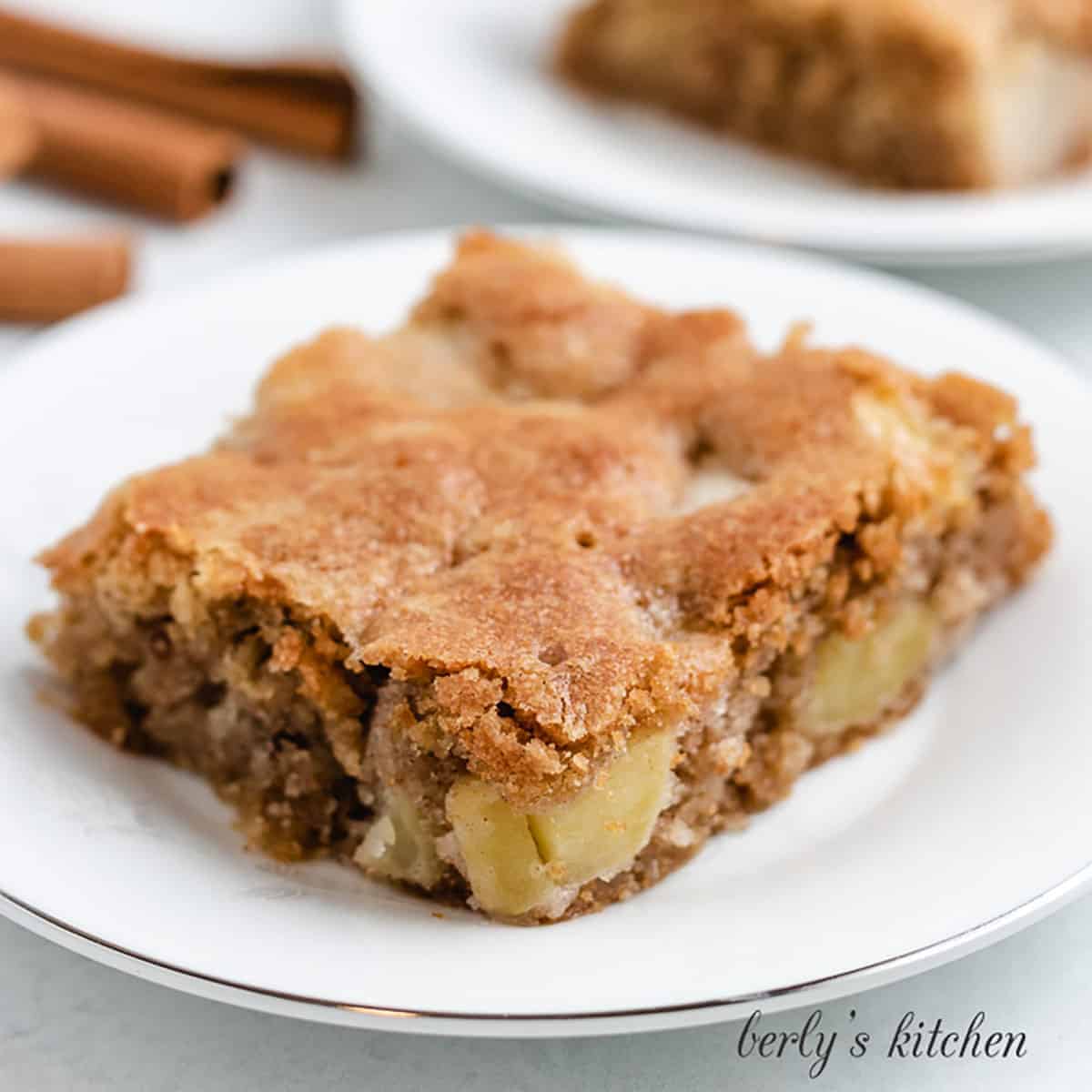 Fresh apple cake