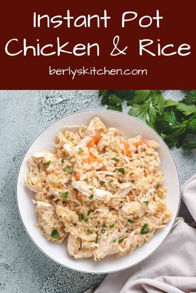 Instant Pot Chicken and Rice Berly's Kitchen