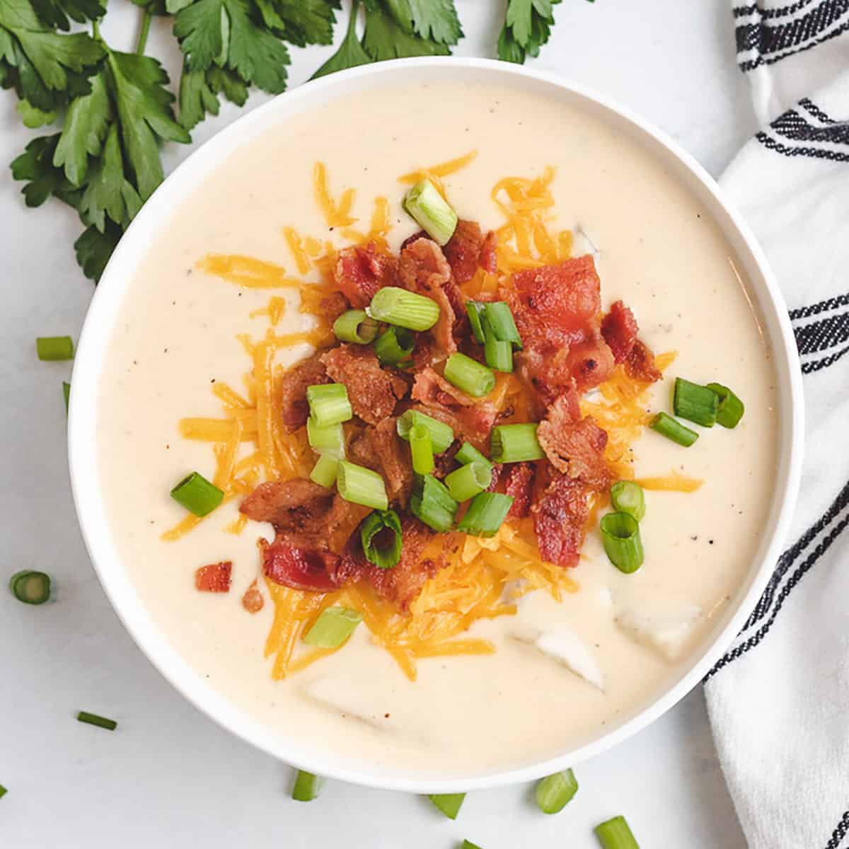 Loaded baked potato soup recipe