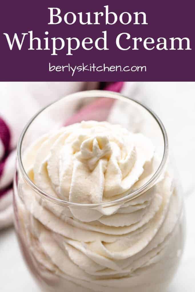 Bourbon Whipped Cream