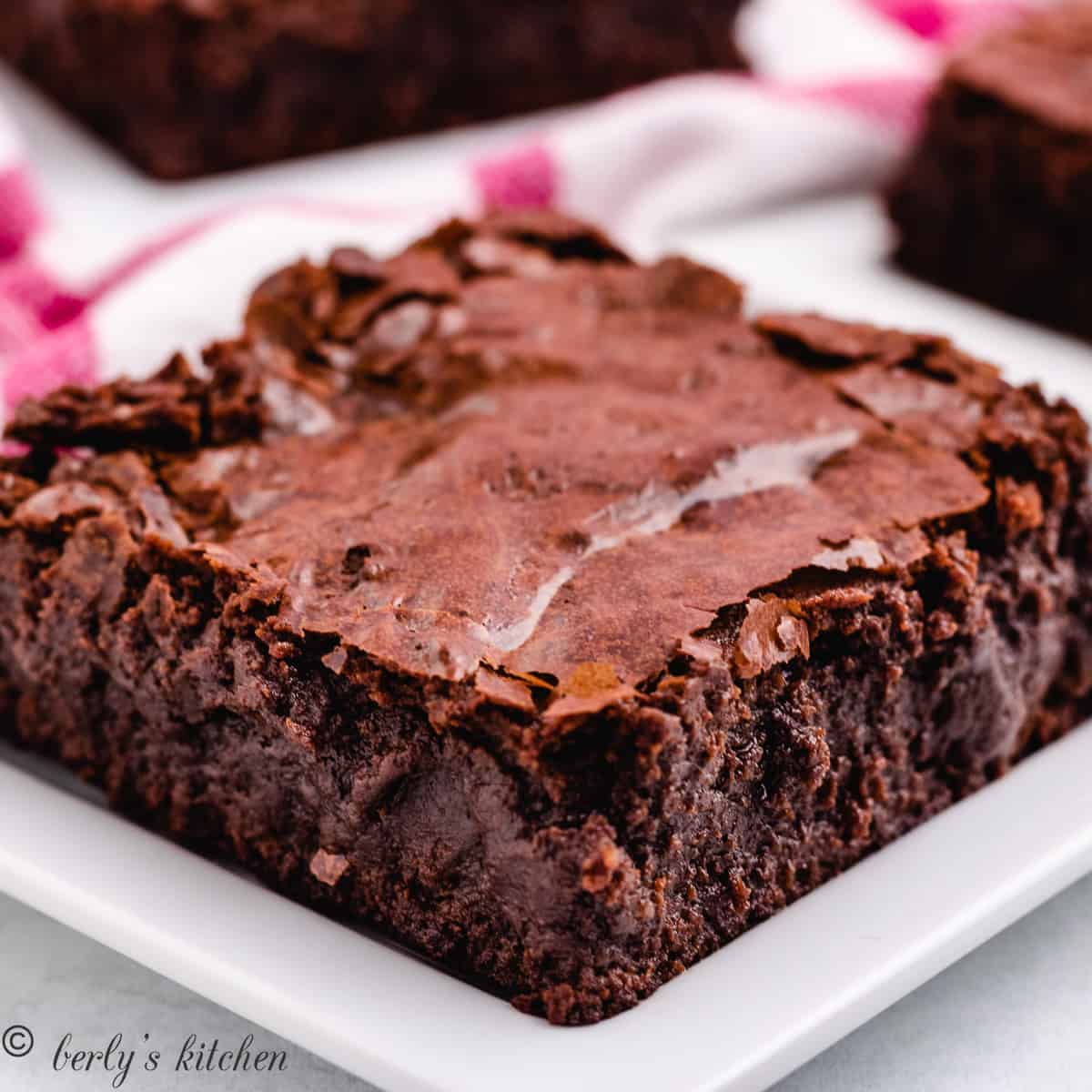 Homemade brownies