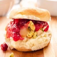 The top bun added to the slider.