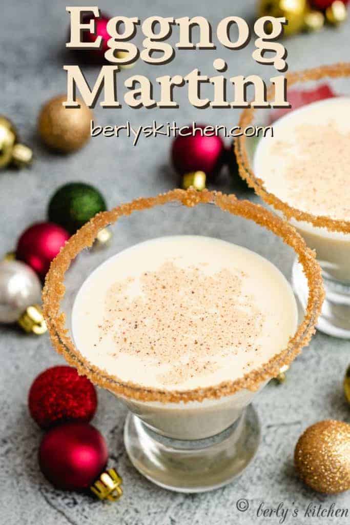 Eggnog Martini