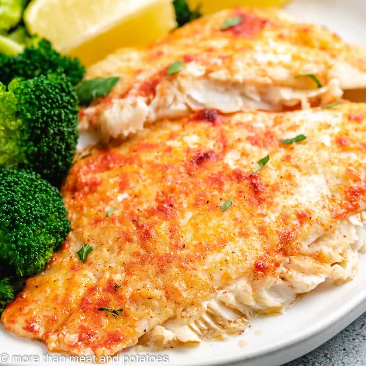 Baked Flounder
