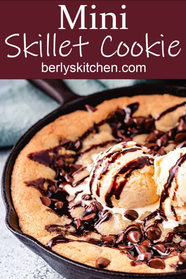 Mini Skillet Cookies, melty chocolate chip goodness - Blossom to Stem