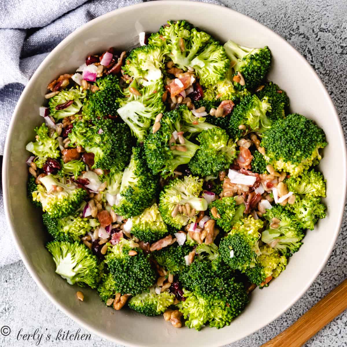 Broccoli bacon salad