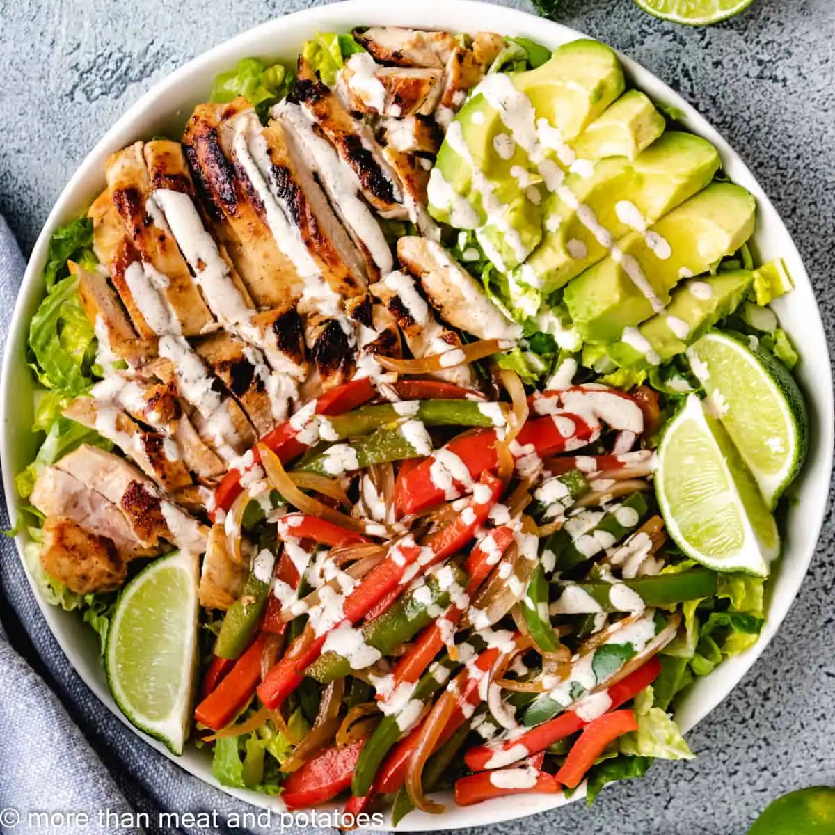 Chicken Fajita Salad