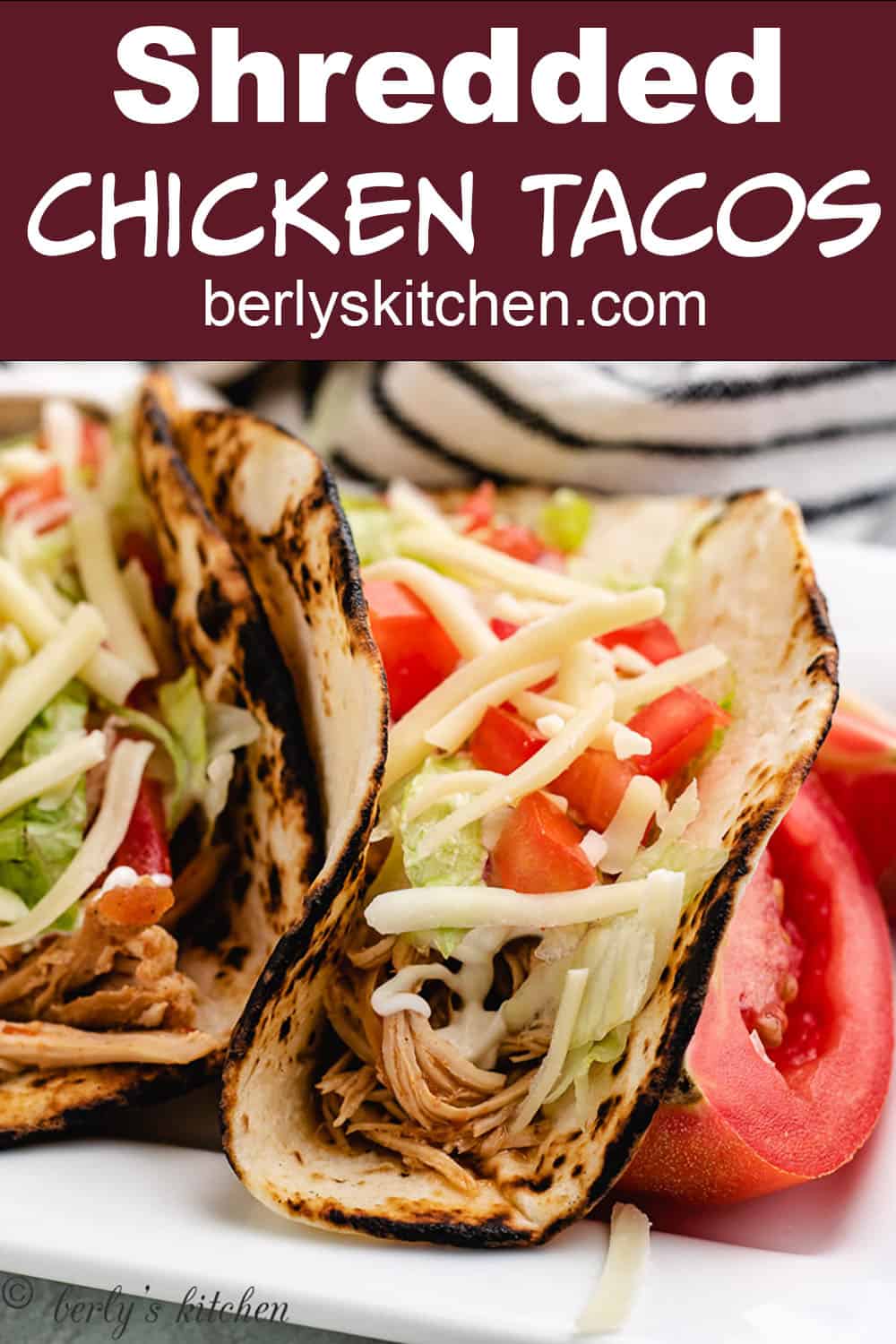 Slow Cooker Chicken Tacos Berly's Kitchen