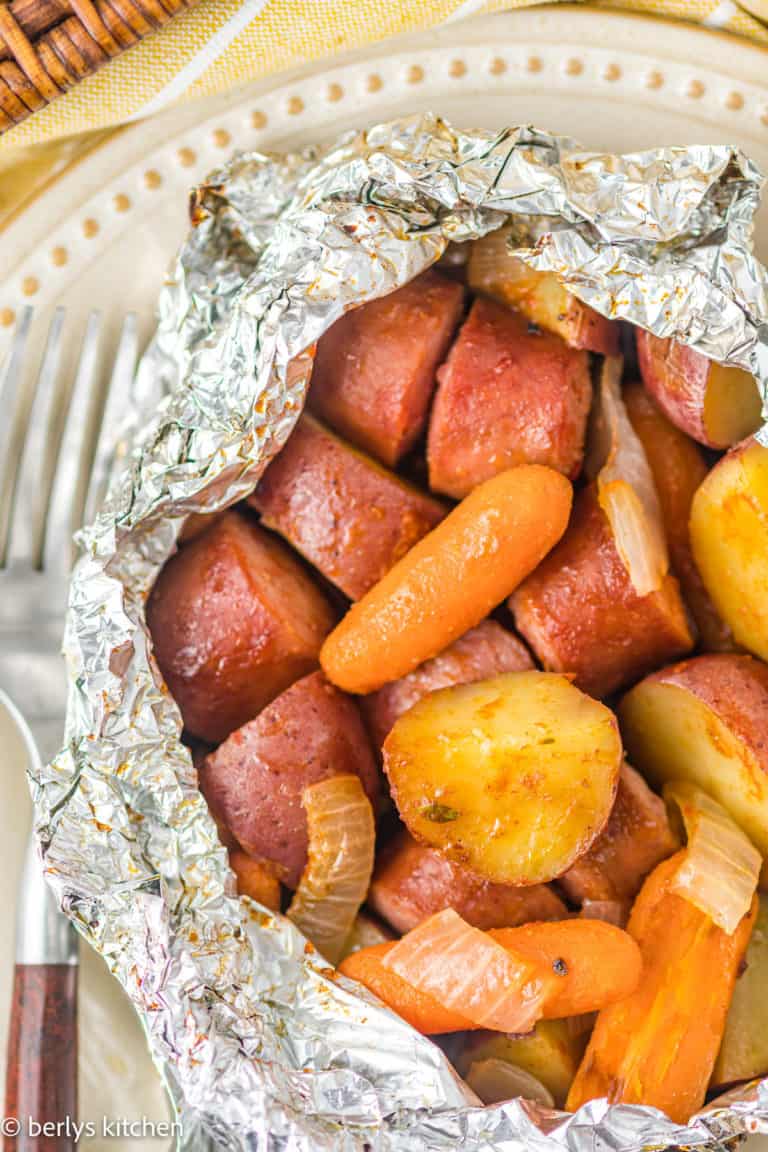 Sausage Potato Foil Packets
