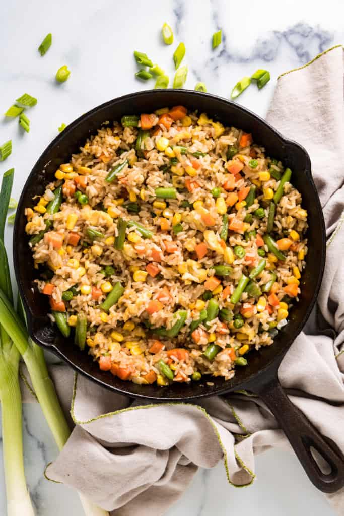 Vegetable Fried Rice Berly's Kitchen