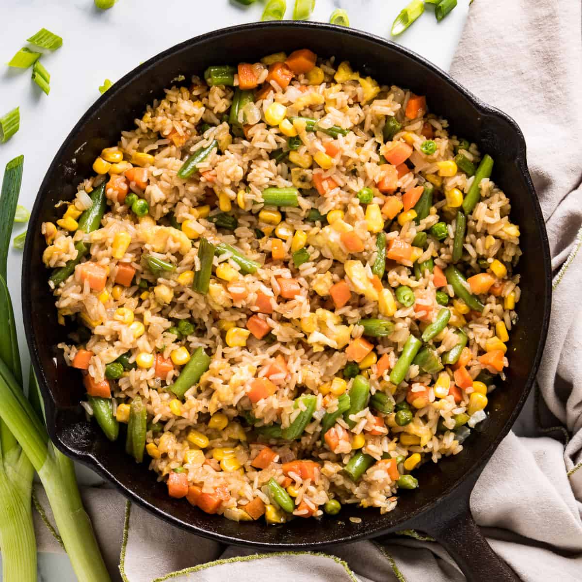 Vegetable fried rice